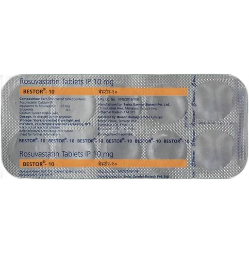 bestor 10mg tablet 10's